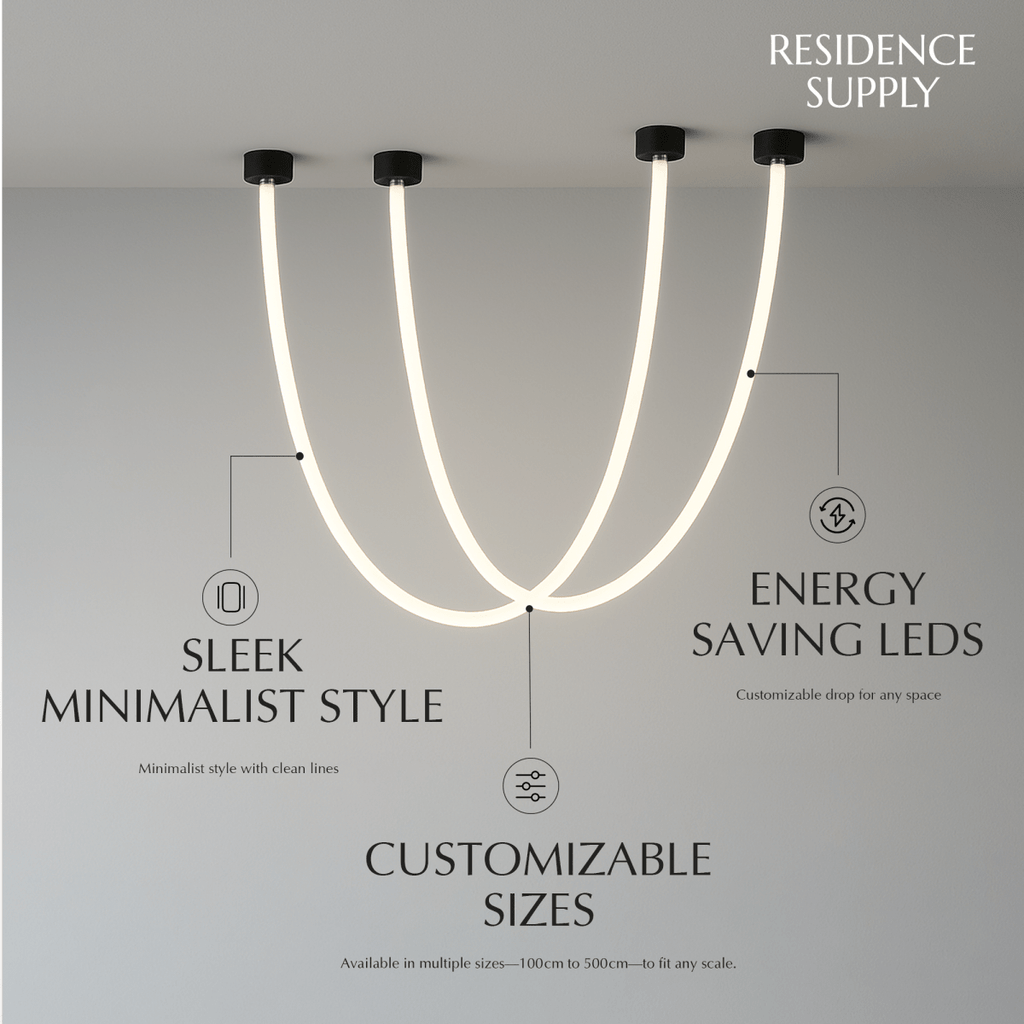 LumaWisp LED Chandelier for Living Room Dining and Bedroom Ambience