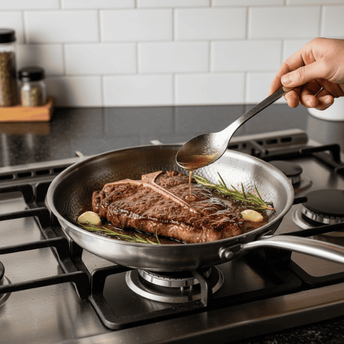 Scratch-Resistant Titanium Pan Without Coating for Perfect Frying Results - Fioriscas