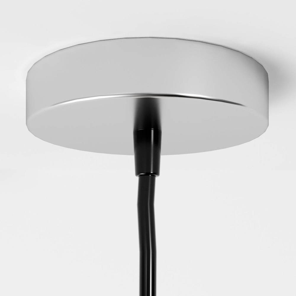 Aurora Glass Pendant Light With Ombre Finishes In Champagne Silver Rose Gold