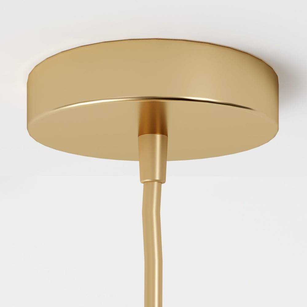 Aurora Glass Pendant Light With Ombre Finishes In Champagne Silver Rose Gold