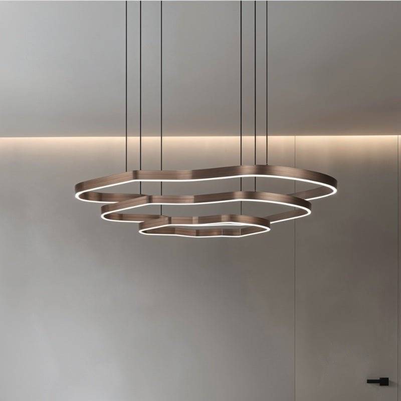 Nova Ring LED Chandelier With Acrylic Diffuser For Modern Ambiance