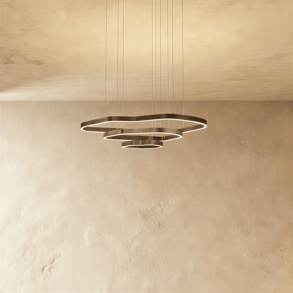 Nova Ring LED Chandelier With Acrylic Diffuser For Modern Ambiance