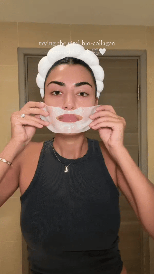 Bio-Collagen Hydrating Sheet Mask By Aurelia Glow For Glowing Skin