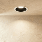 Faretto da soffitto incassato AeroLux in alluminio ad alta efficienza energetica