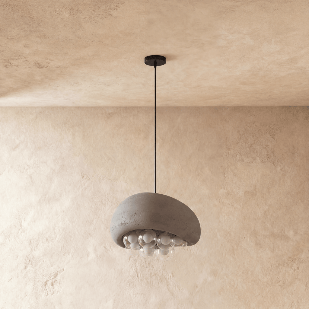 Aurora Dome Pendant Light With Resin Globes And Cozy Diffusion