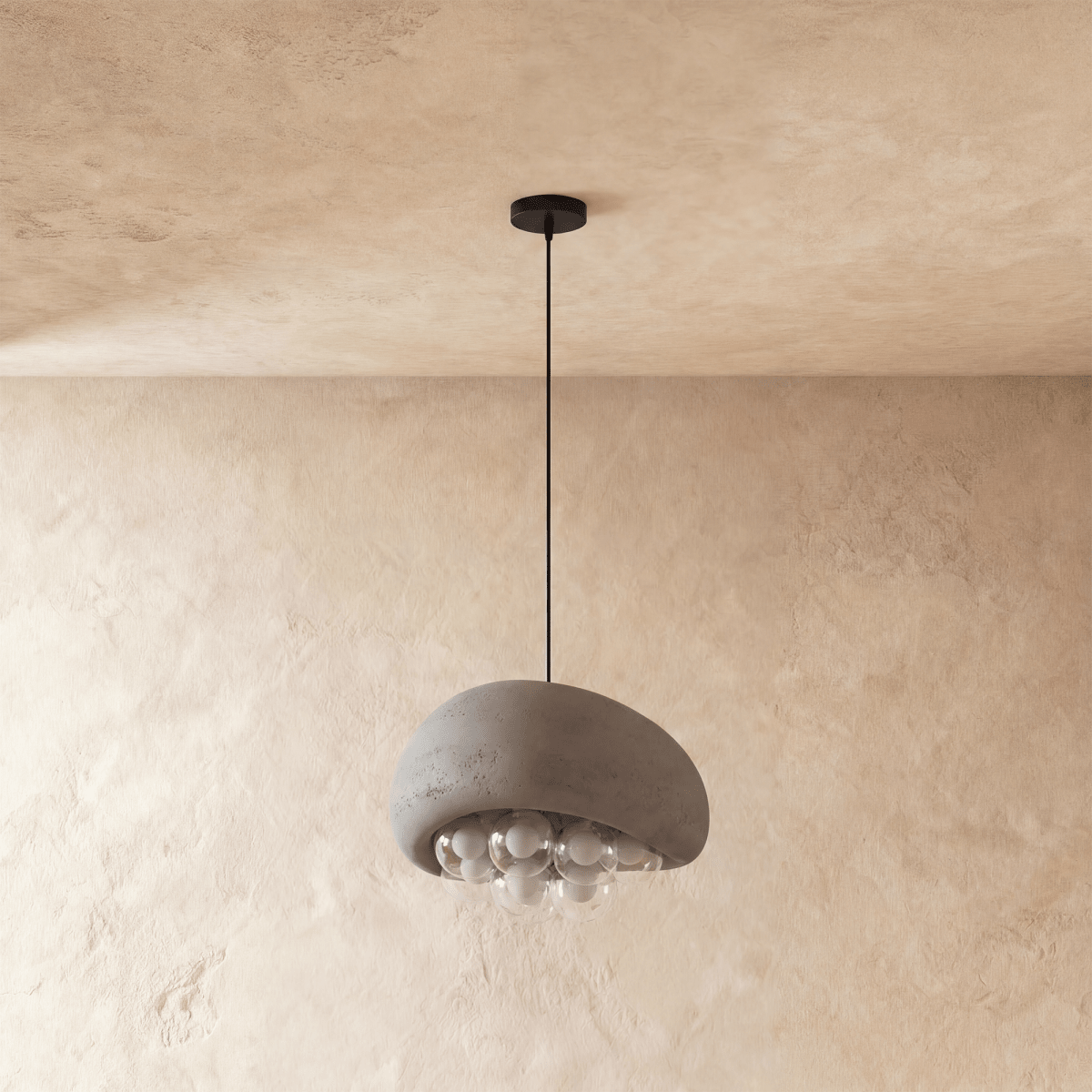 Aurora Dome Pendant Light With Resin Globes And Cozy Diffusion