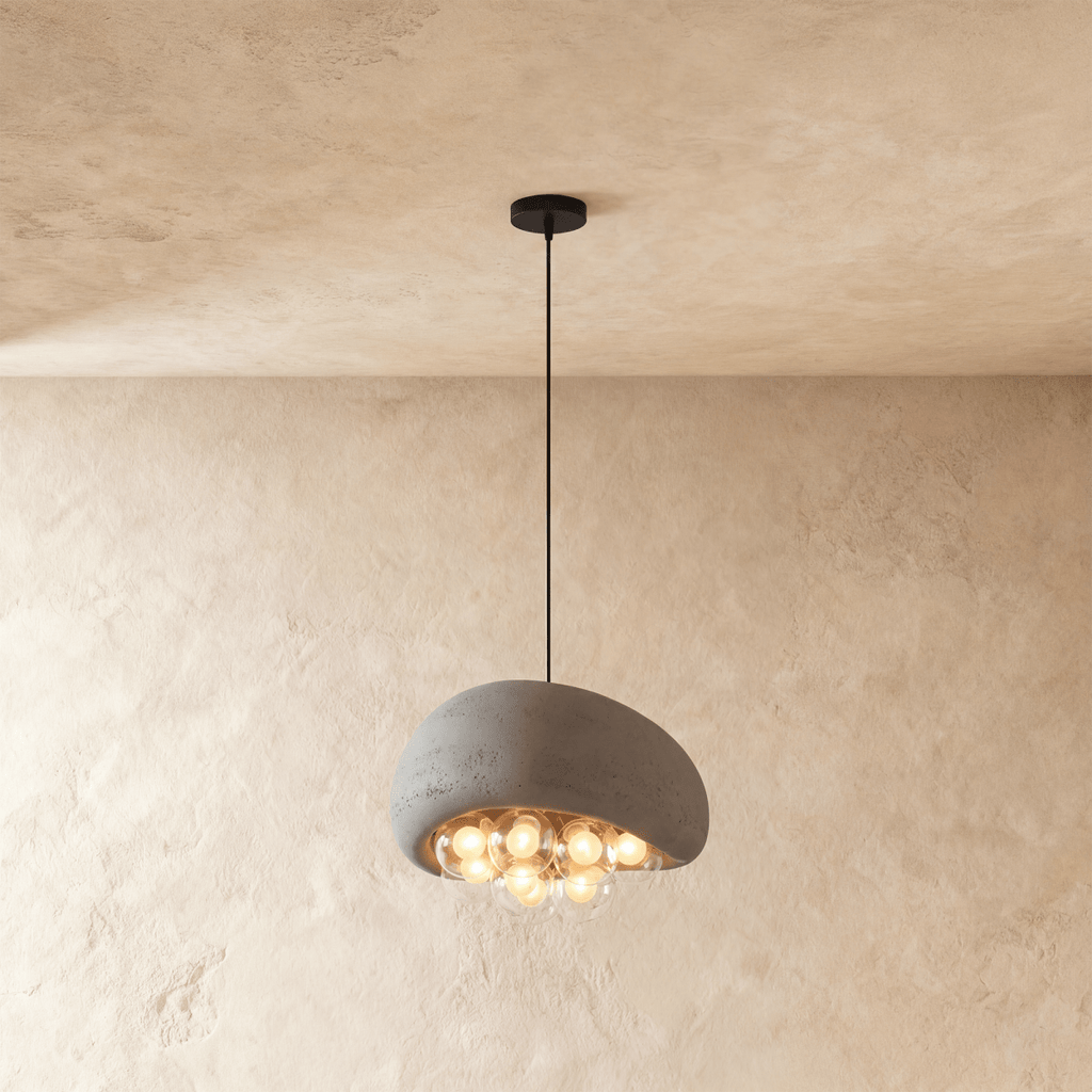 Aurora Dome Pendant Light With Resin Globes And Cozy Diffusion