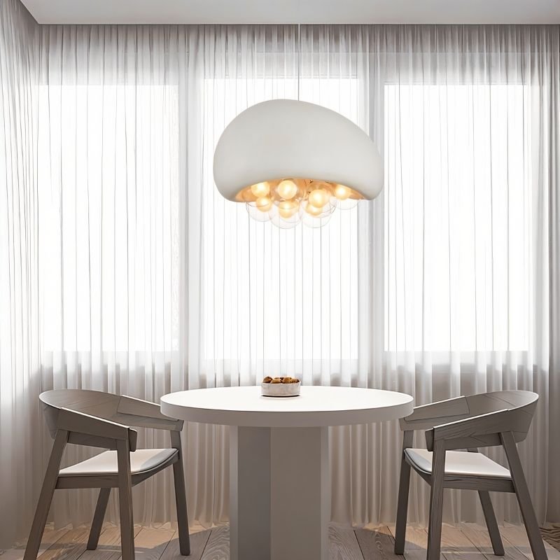 Aurora Dome Pendant Light With Resin Globes And Cozy Diffusion