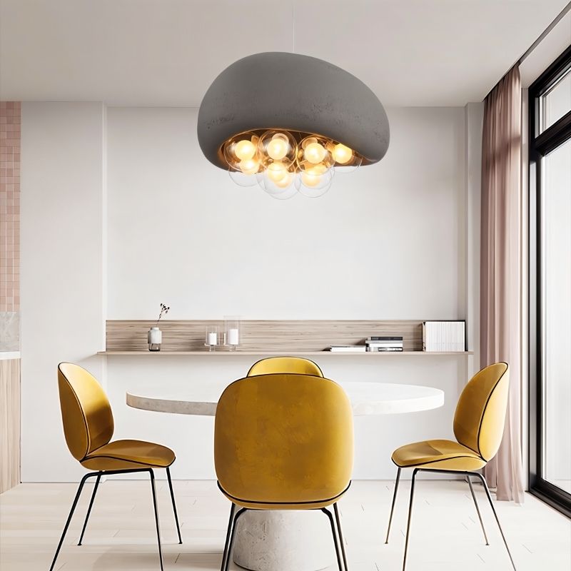 Aurora Dome Pendant Light With Resin Globes And Cozy Diffusion