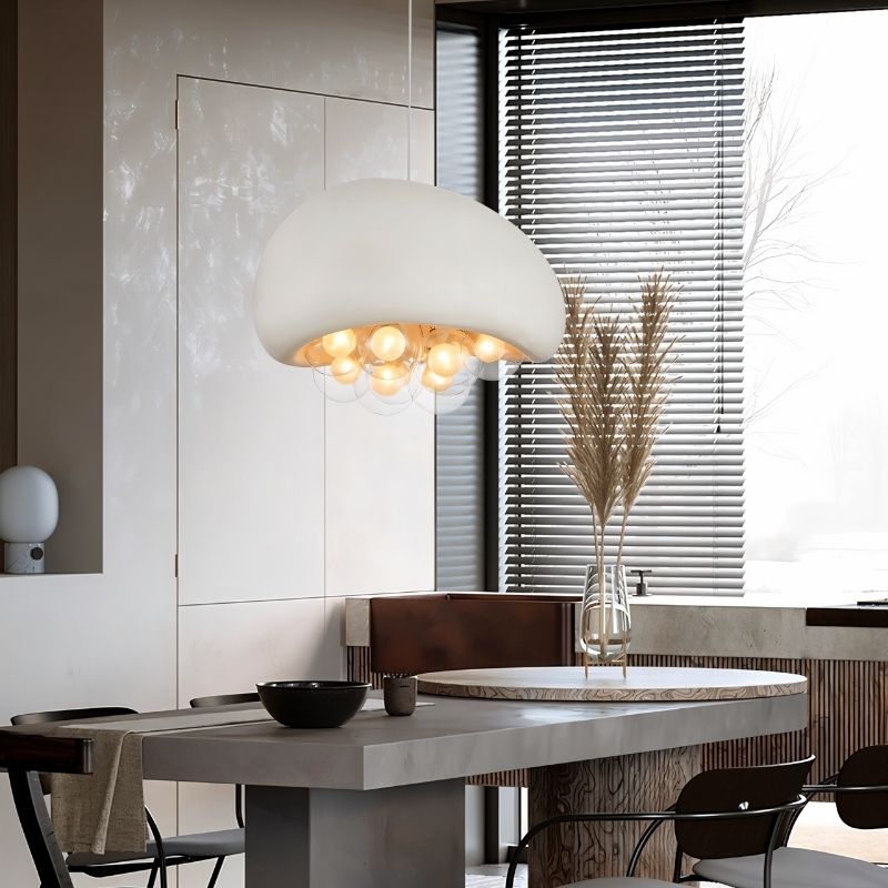 Aurora Dome Pendant Light With Resin Globes And Cozy Diffusion