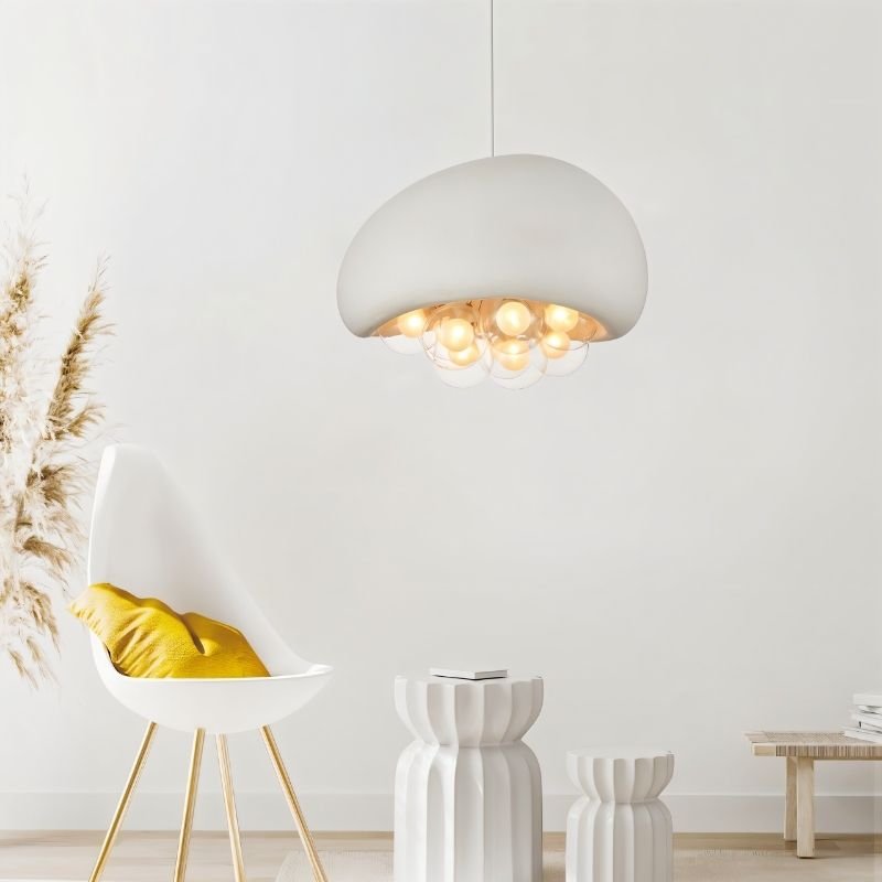 Aurora Dome Pendant Light With Resin Globes And Cozy Diffusion