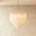 Lumara Iron Chrome Chandelier For Warm Living Room Glow