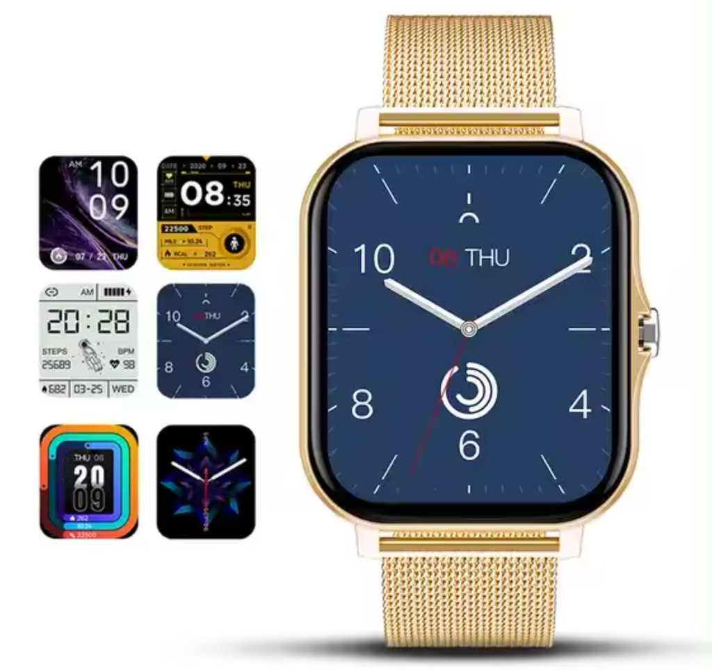 NovaVel Luma Women's Smartwatch With Fitness Tracker, Sleek Touchscreen