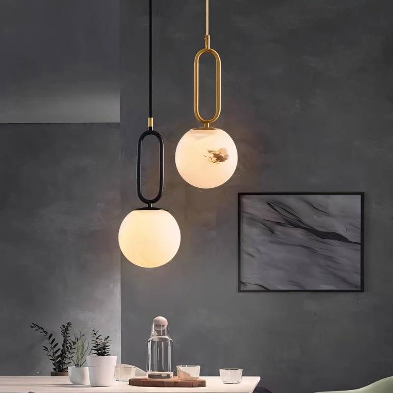 LumaTeardrop Alabaster Pendant Light for Ambient Home Interiors