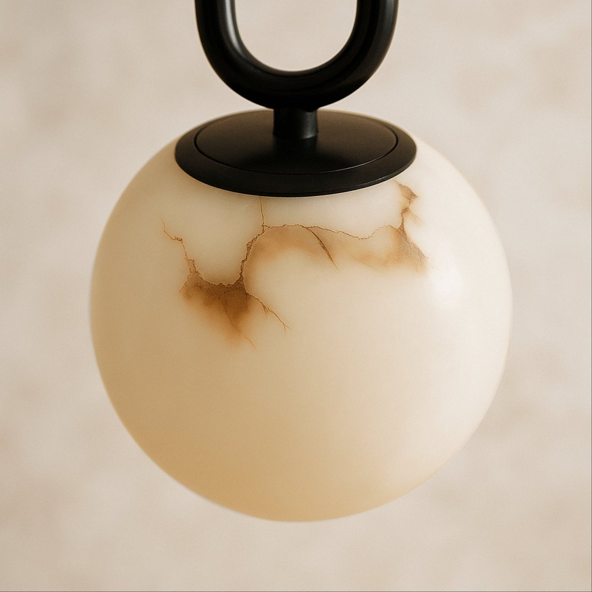 Lumen Teardrop Alabaster Pendant Light For Modern Interiors