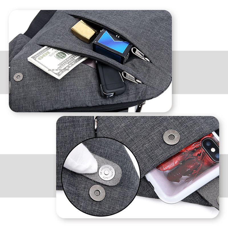 NovaGuard Anti-Theft Sling Bag with Adjustable Crossbody Strap