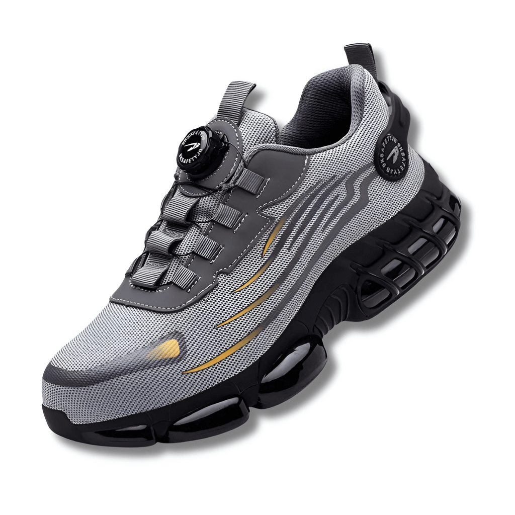 Męskie buty robocze, konstrukcja podeszwy StratoStride umożliwiająca szybką wymianę