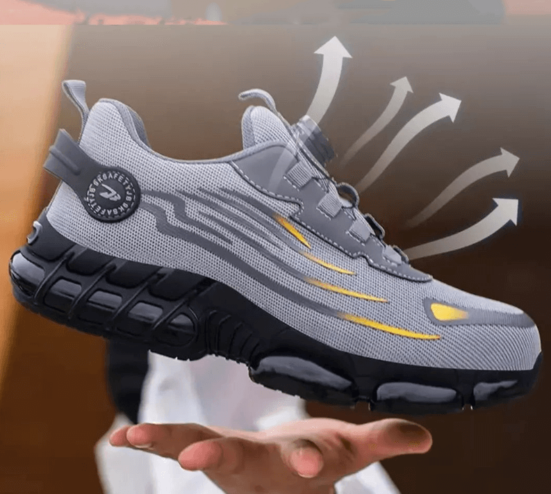 Męskie buty robocze, konstrukcja podeszwy StratoStride umożliwiająca szybką wymianę