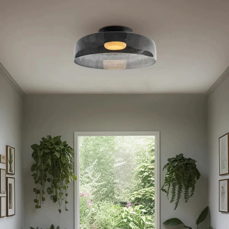 Aria Modern Simple Creative Glass Flush Mount Ceiling Light | Fioriscas