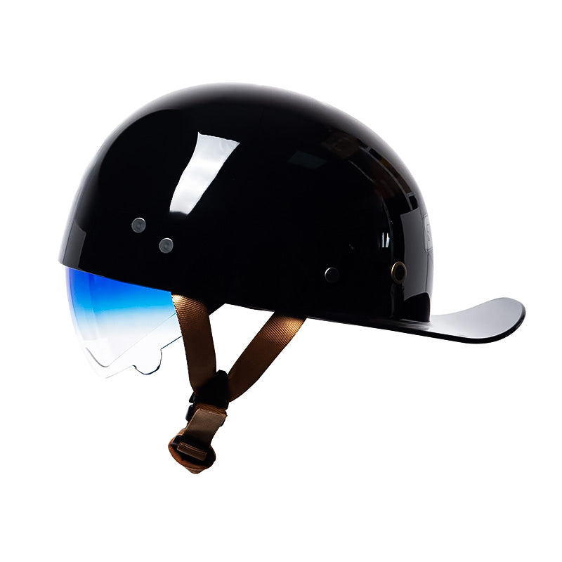 Cască de motocicletă OrionRide în stil baseball, cu carcasă din ABS certificată DOT