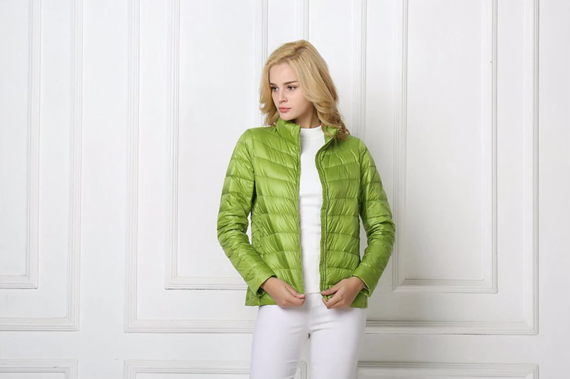 Waterproof Lightweight Down Puffer Jacket For Women, Sizes M To 3XL