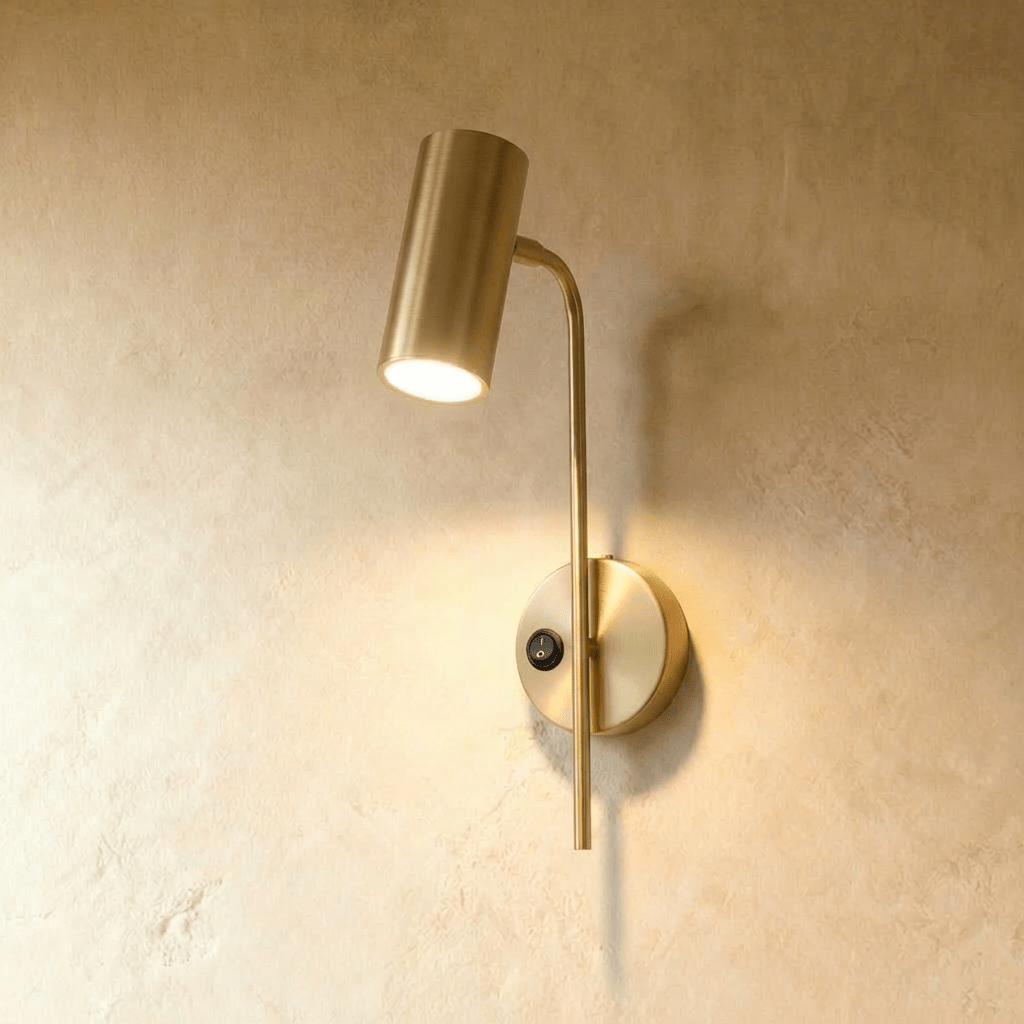 Fluxion Arc Bedside Reading Lamp Featuring Adjustable Industrial Shade