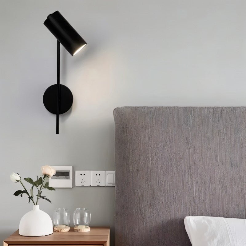 Fluxion Arc Bedside Reading Lamp Featuring Adjustable Industrial Shade