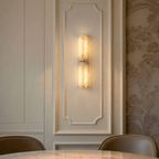 Applique da parete Alabaster Arch per corridoi e camere da letto