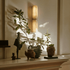 Applique da parete Alabaster Arch per corridoi e camere da letto
