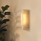 Applique da parete Alabaster Arch per corridoi e camere da letto