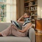 Collar de tracción cervical inflable con soporte de aire de 8 cámaras