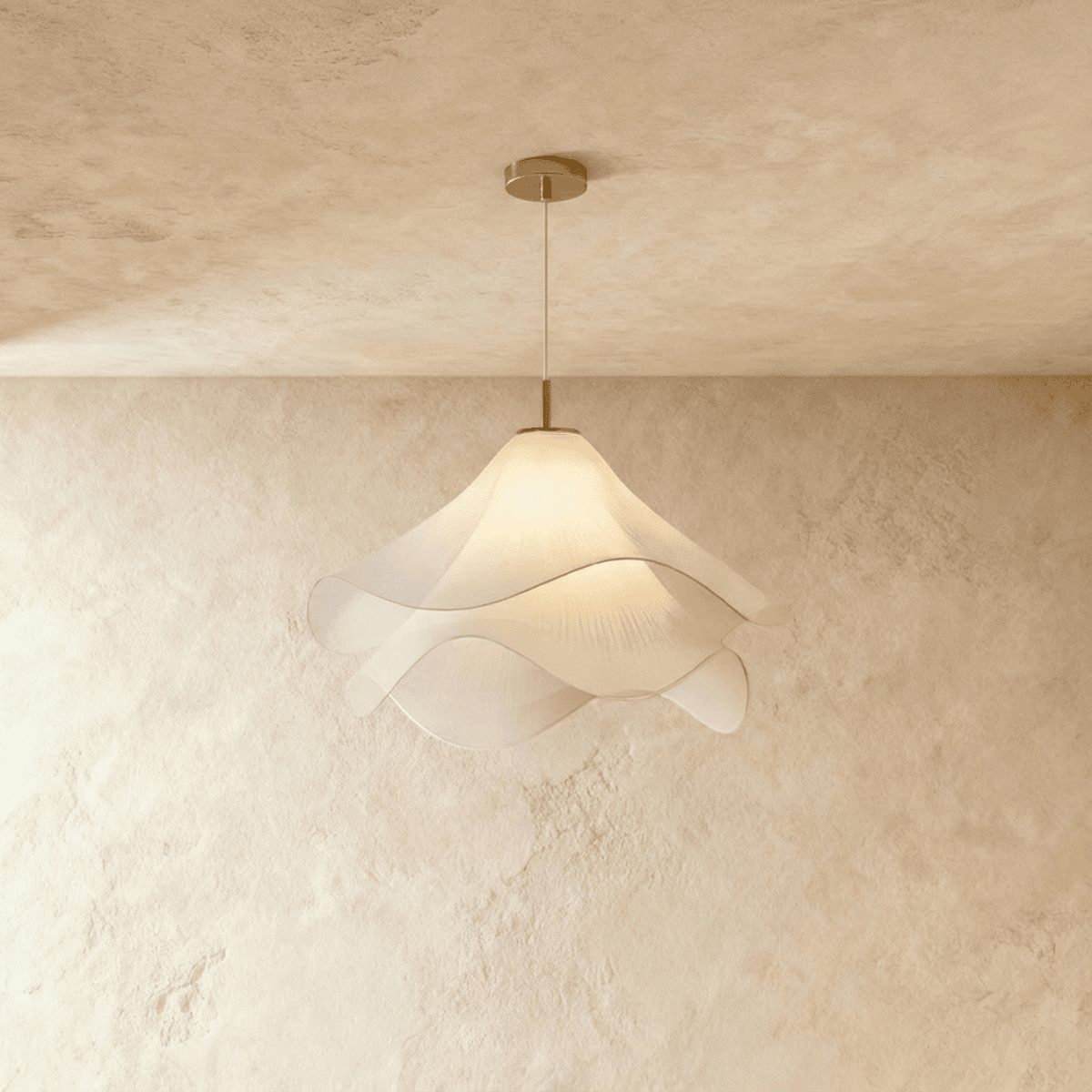HaloWeave Diffused Pendant Light In Durable Fabric For Soft Modern Ambiance