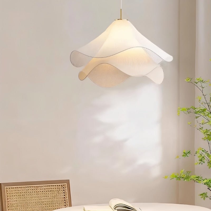 HaloWeave Diffused Pendant Light In Durable Fabric For Soft Modern Ambiance
