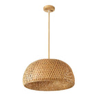 Lampada a sospensione AetherWeave in rattan a forma di bozzolo per soggiorni e corridoi