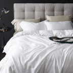Parure de couette en coton égyptien, finition soyeuse Velora, 6 coloris