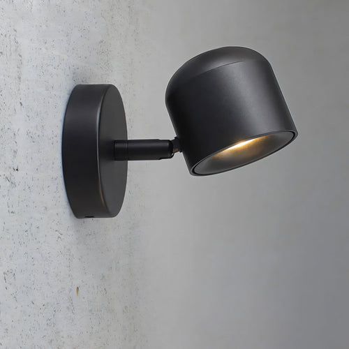 Arlenn Adjustable Wall Lamp, Black Or White, 7W To 9W, Dimmable Option