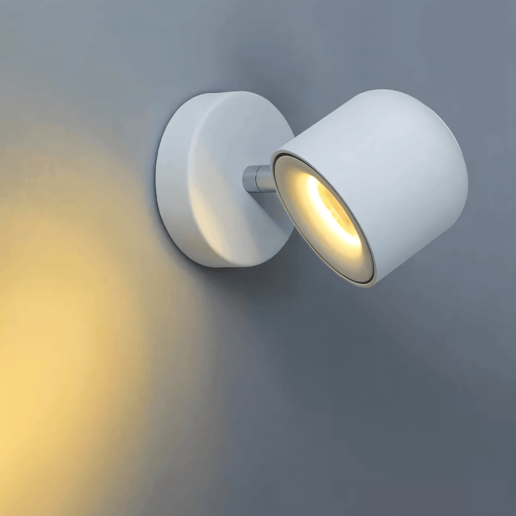 Lampă de perete reglabilă Arlenn, neagră sau albă, 7W până la 9W, opțiune de reglare a intensității luminoase