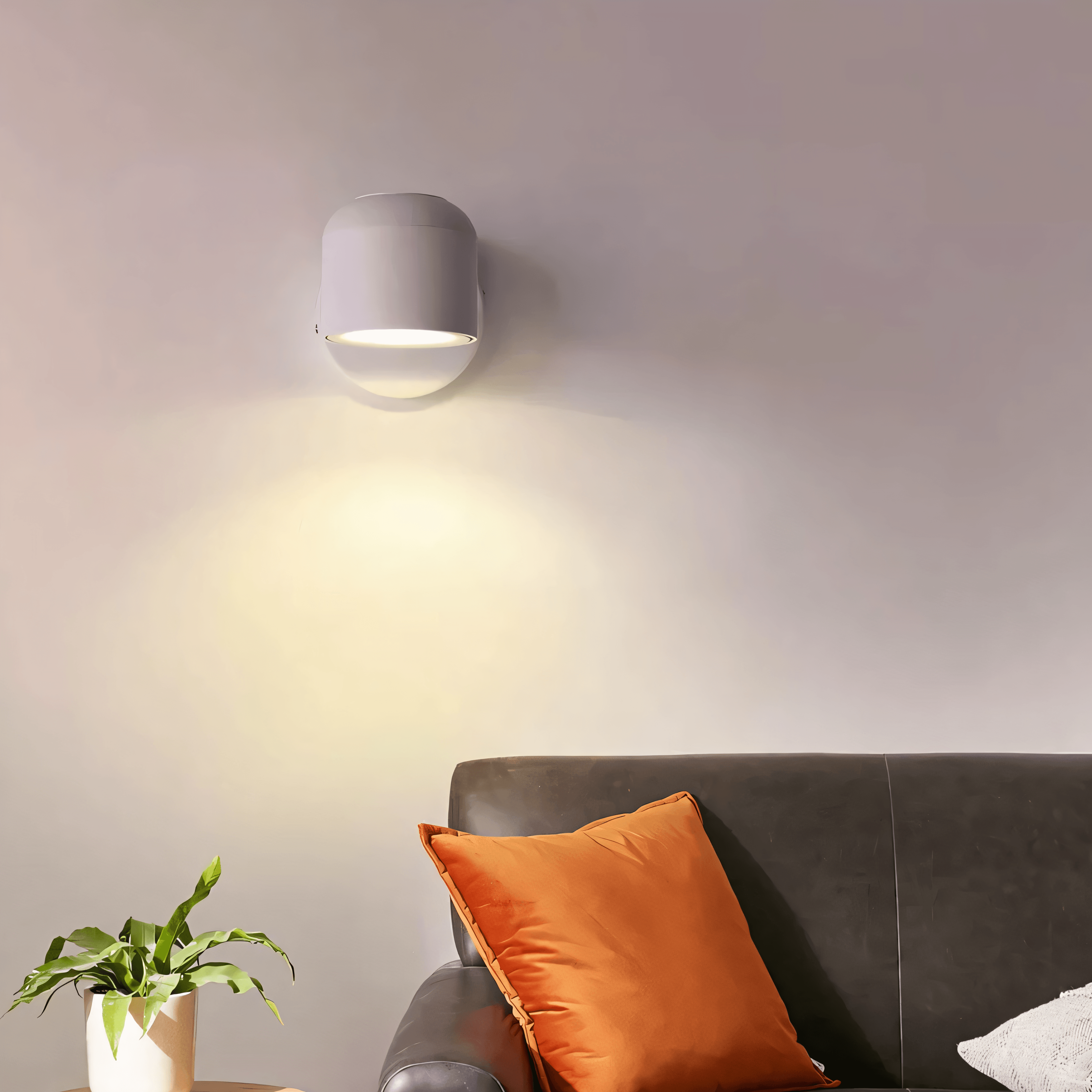 Lampă de perete reglabilă Arlenn, neagră sau albă, 7W până la 9W, opțiune de reglare a intensității luminoase