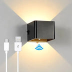 Aureon vezeték nélküli fali lámpa, USB-ről tölthető, 65 órás üzemidő