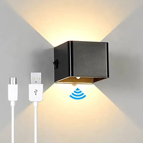 Aureon vezeték nélküli fali lámpa, USB-ről tölthető, 65 órás üzemidő