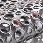 שטיחון מקלחת HydraSafe נגד החלקה, אחיזה באמצעות כוסות יניקה, עמיד בפני עובש