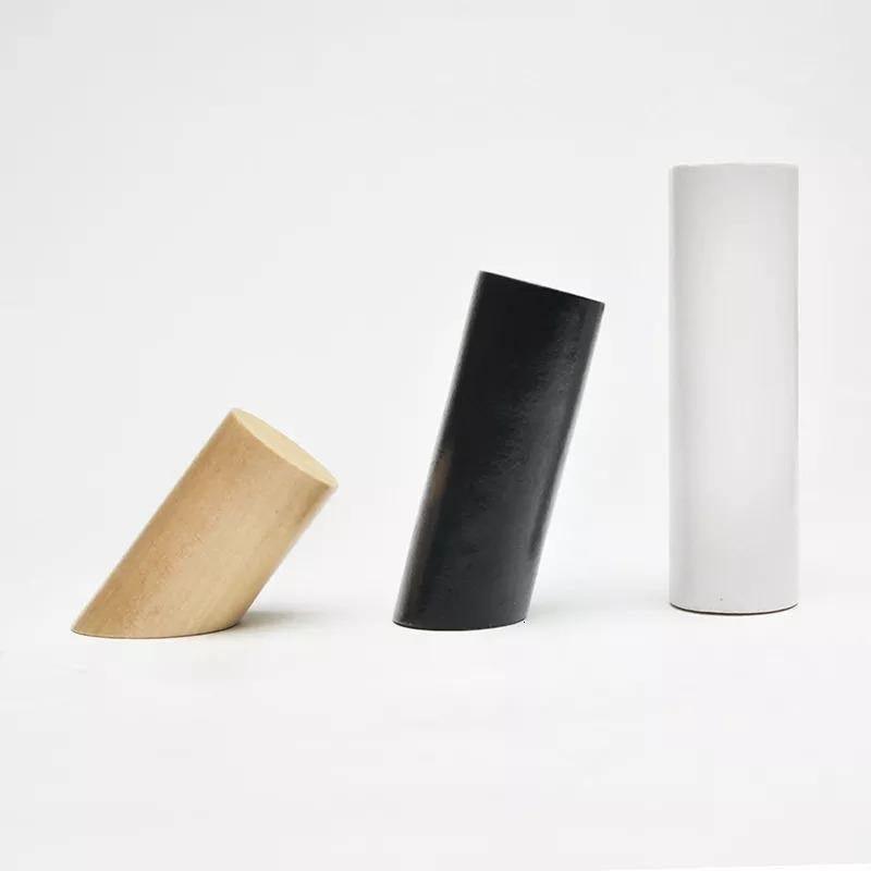 Natural Wood Coat Hook, Wall-Mounted, Three Sizes and Colors
