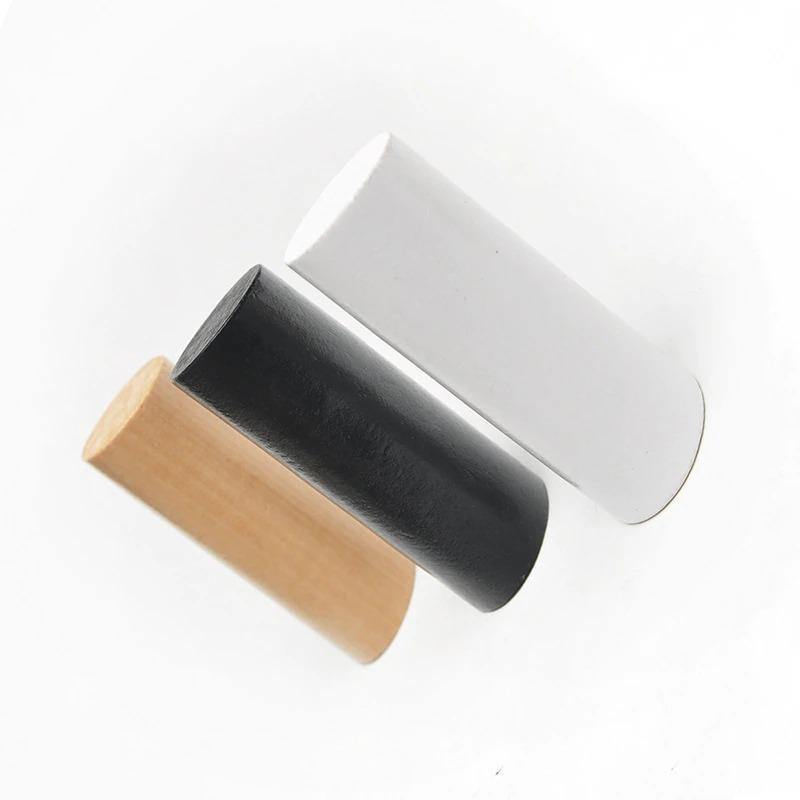 Natural Wood Coat Hook, Wall-Mounted, Three Sizes and Colors