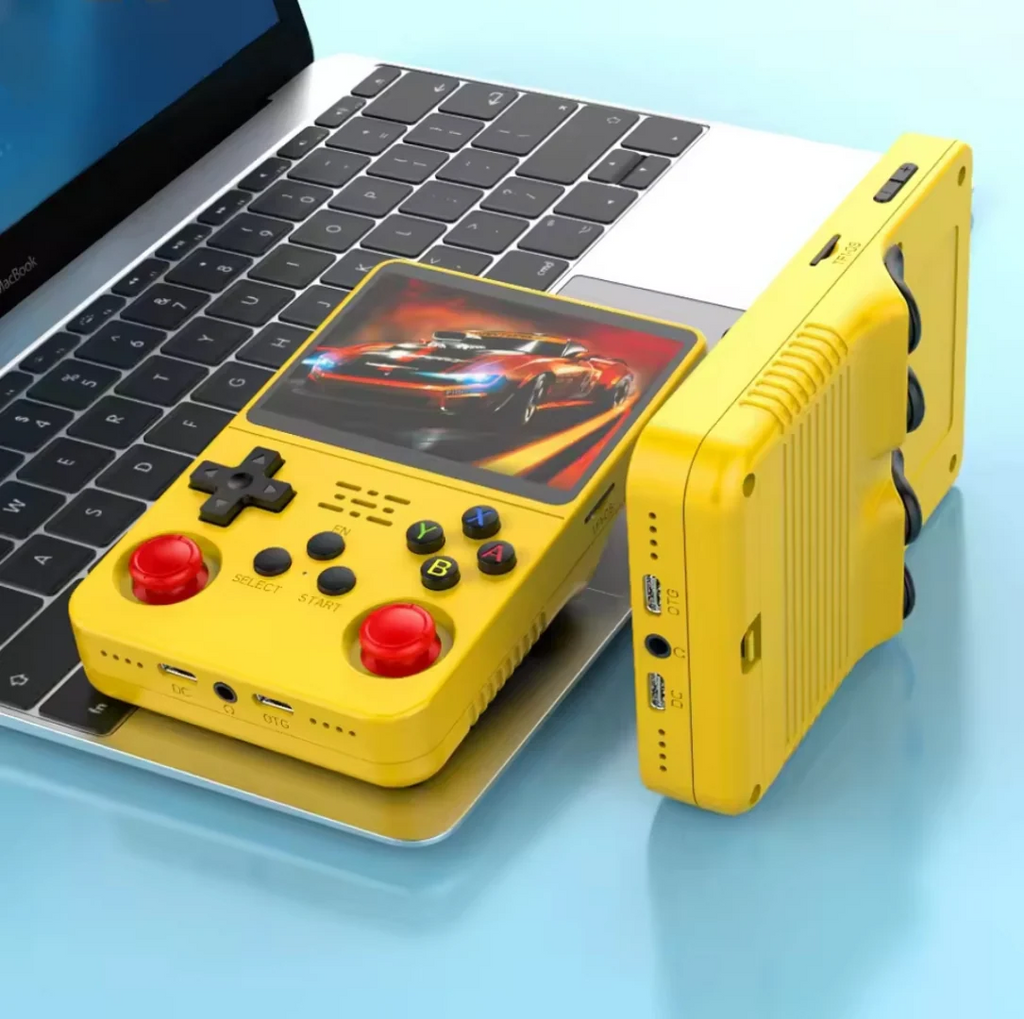 KairoPlay håndholdt lommekonsol i retrostil, indbygget spilbibliotek, HDMI