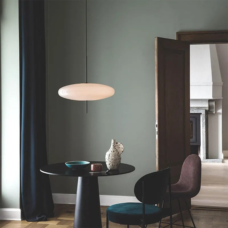 Quor Nordic Modern Oval Single Pendant Light | Fioriscas