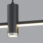 Pendant Light With A Linear Silhouette, Nexa LED Dining Fixture