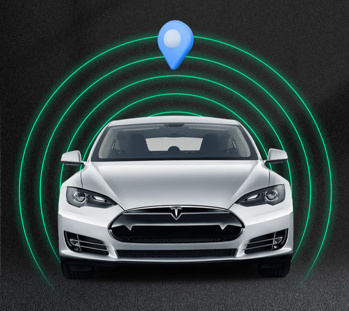 AeroTrace Mini Magnetic GPS Car Tracker With Real-Time Alerts