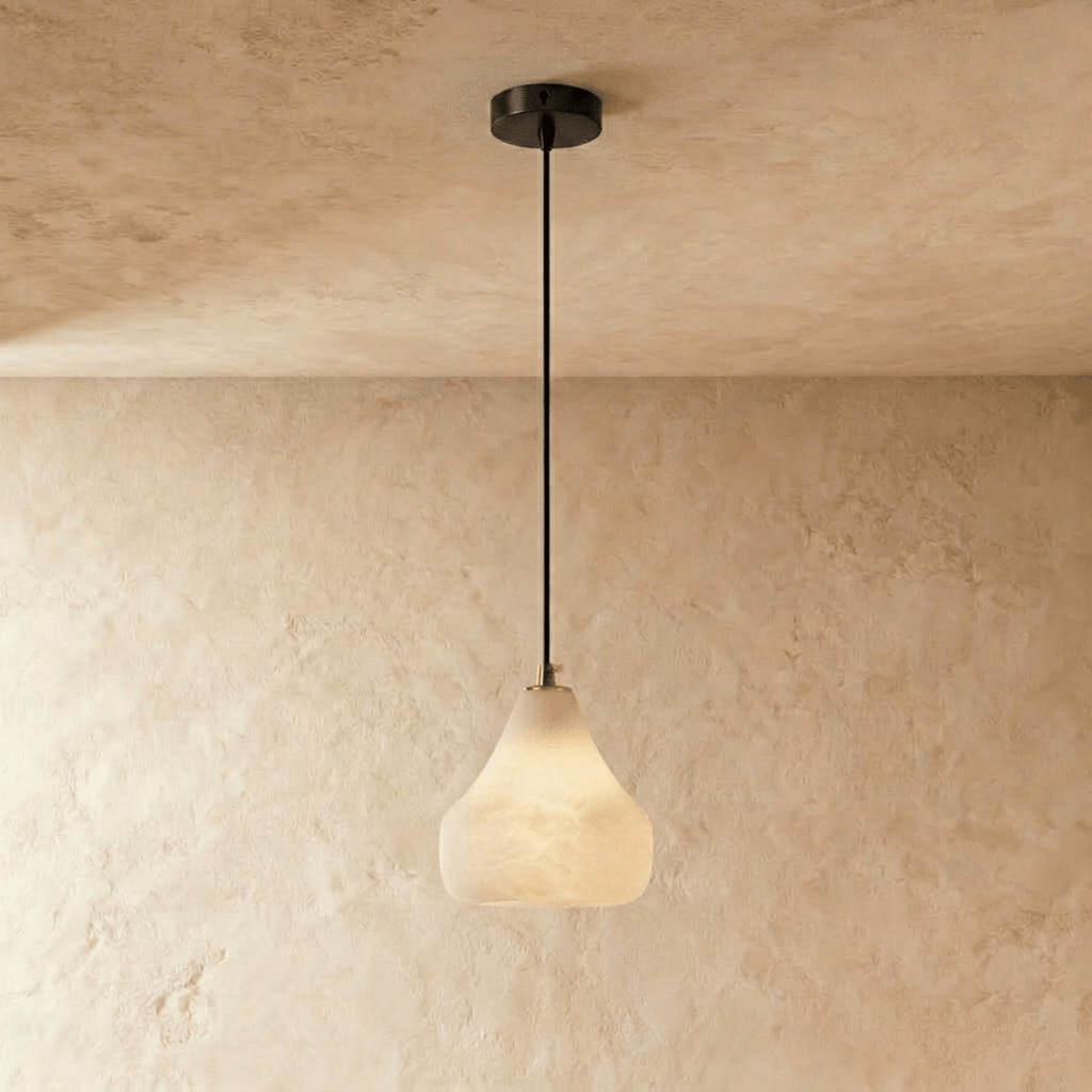 LumaNest Alabaster Pendant Light For Modern Interiors