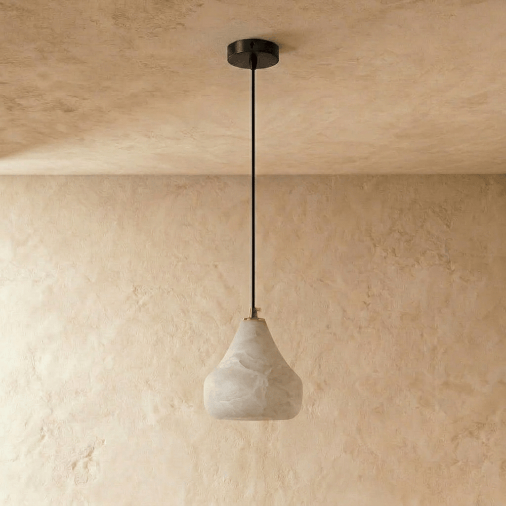 LumaNest Alabaster Pendant Light For Modern Interiors