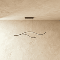Sculpted Wave Chandelier In Aluminum And Silicone For Modern Interiors